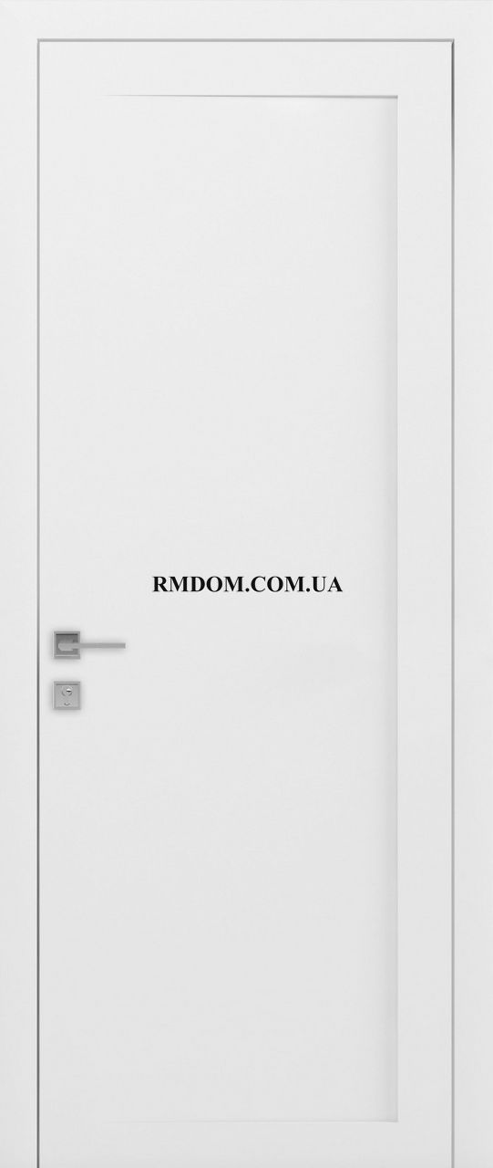 Міжкімнатні двері Rodos колекція Loft модель Arrigo глухі, Білий матовий, Білий матовий