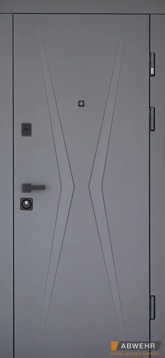 Вхідні двері Abwehr серія Megapolis (MG3) модель Factoria 483/497, 2050*860, Праве