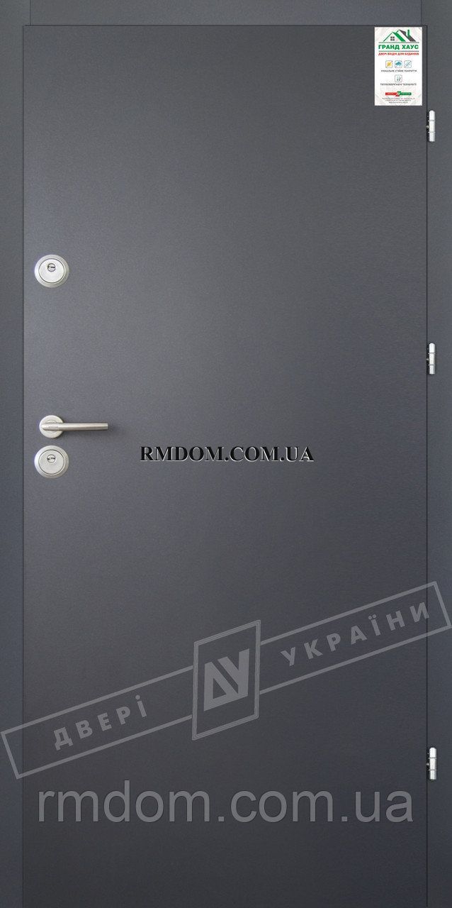 Вхідні двері ТМ Двері України серія GRAND HOUSE 56 mm модель Флеш