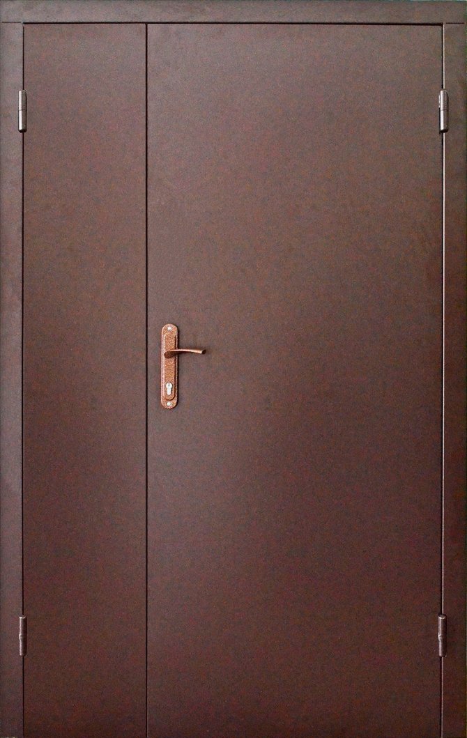 Вхідні двері Redfort Технічні полуторні (1 труба)* лиштва за дод. плату, 2050*1200, Праве