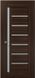 Міжкімнатні двері Папа Карло Millenium ML 16, Ясен шоколадний, Сатин білий, Ясен шоколадний