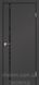 Міжкімнатні двері Korfad модель Glass Loft Plato-09, Super PET антрацит, У колір полотна, Super PET антрацит
