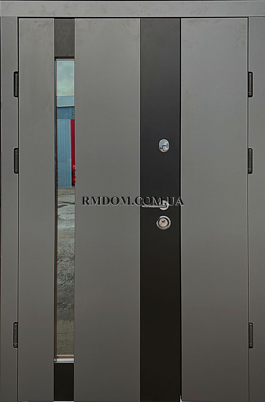 Вхідні двері Redfort колекція Композит модель Марсель зі склопакетом, 2050*1200, Ліве