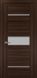 Міжкімнатні двері Папа Карло модель Trend 16, Ясен шоколадний, Сатин білий, Ясен шоколадний