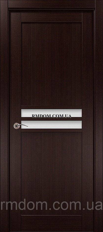 Міжкімнатні двері Папа Карло Cosmopolitan CP-33, Венге Q157, Сатин білий, Венге Q157