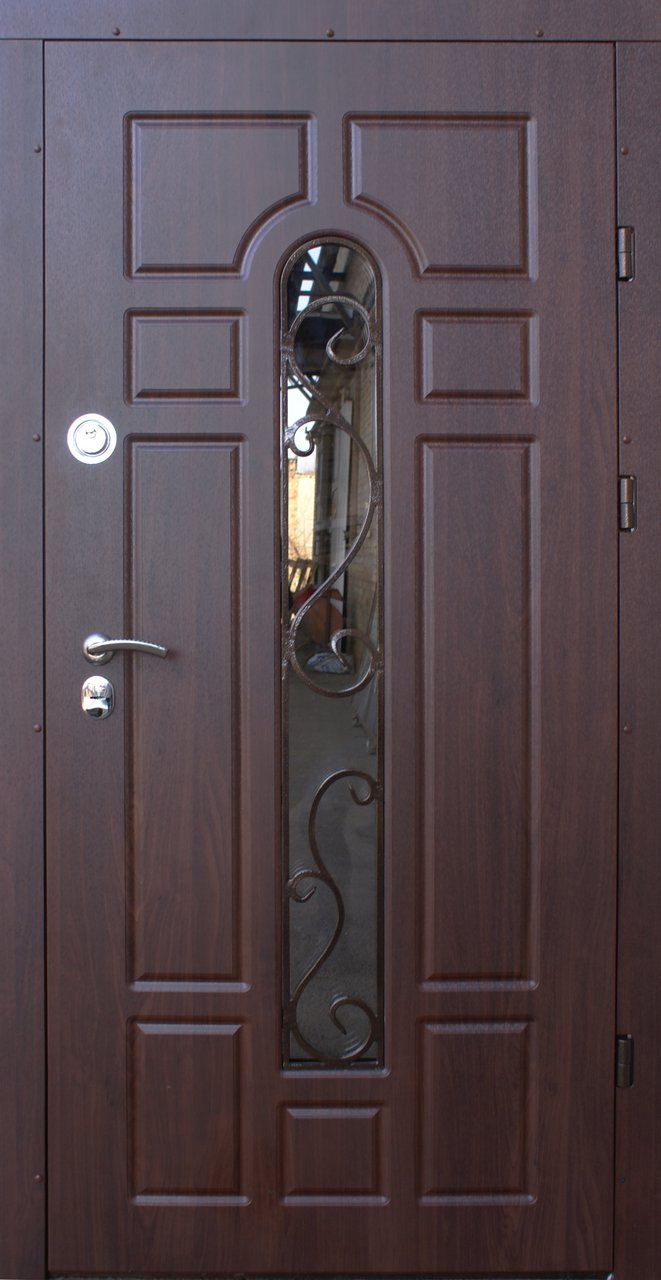 Вхідні двері Форт серія Тріо модель Класик, 2050*960, Праве