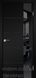 Міжкімнатні двері Korfad модель Glass Loft Plato-05, Super PET чорний, У колір полотна, Super PET чорний
