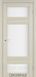 Міжкімнатні двері Korfad колекція Tivoli модель TV-05, Дуб білений, Сатин білий, Дуб білений