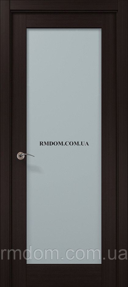 Міжкімнатні двері Папа Карло Millenium ML 00, Венге, Сатин білий, Венге