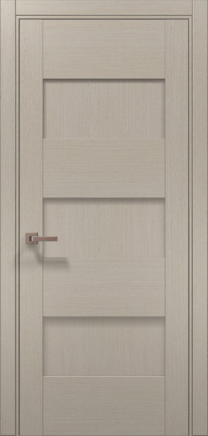 Міжкімнатні двері Папа Карло модель Trend 07, Дуб кремовий, Без скла