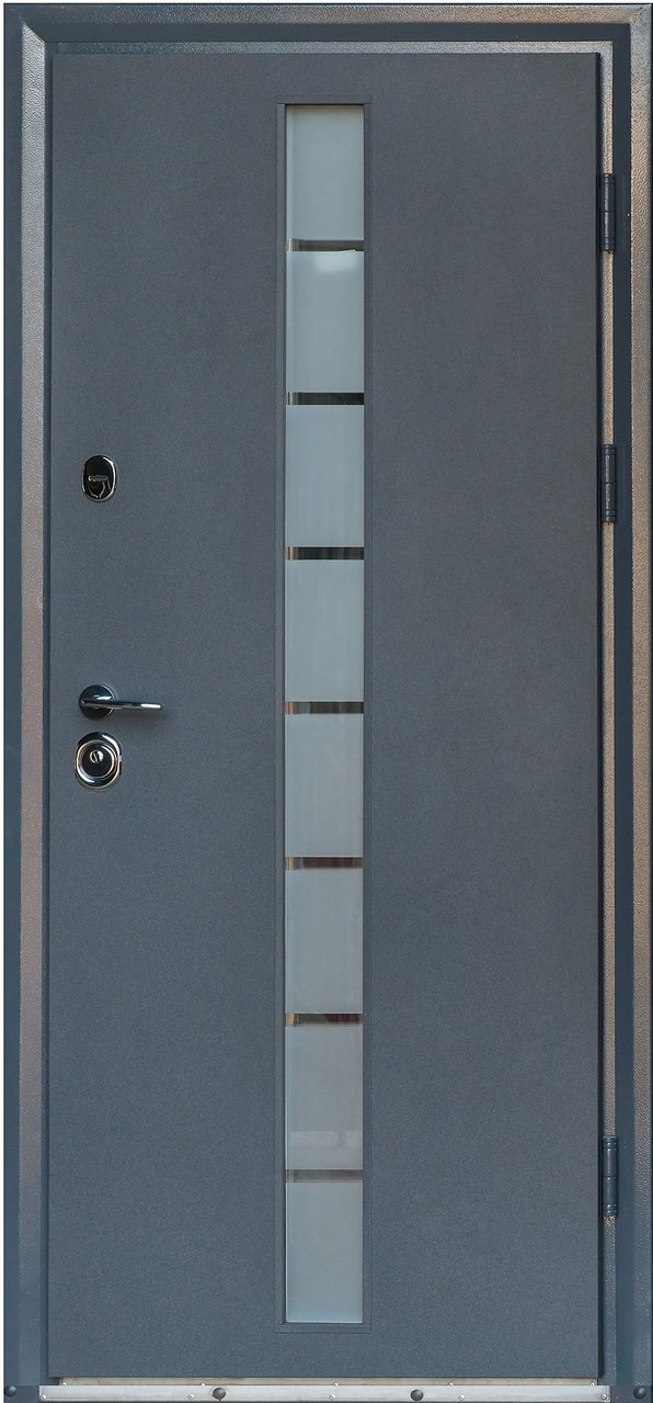 Вхідні двері Very Dveri серія Котедж модель Грей-Гласс, 2030*850