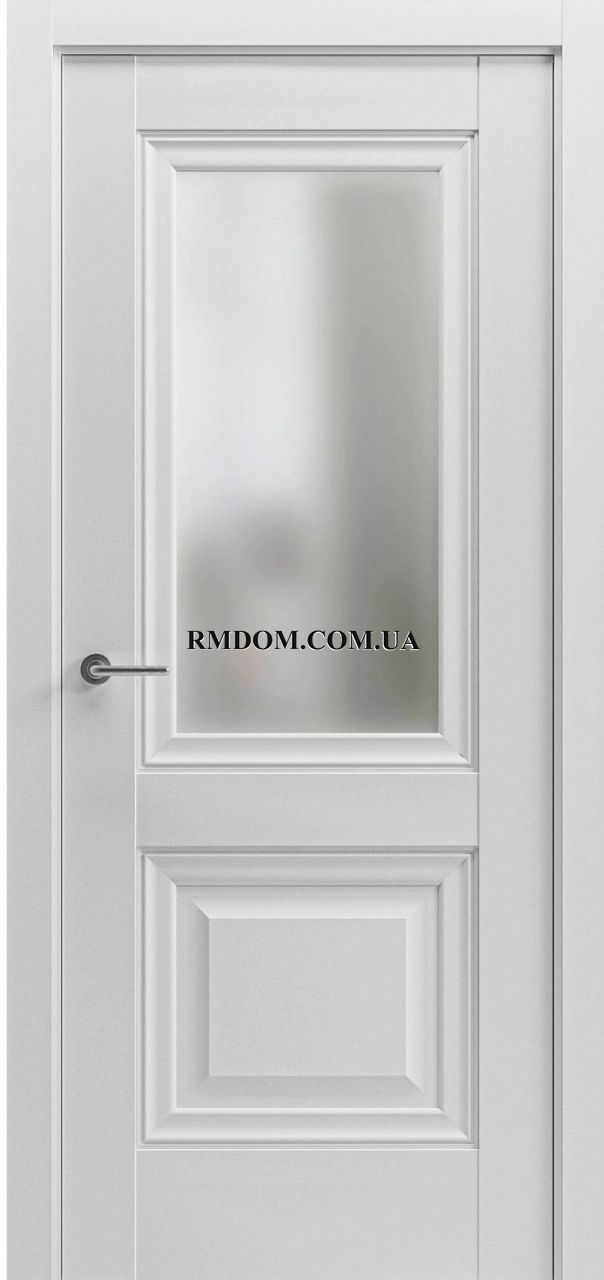 Міжкімнатні двері Rodos колекція Grand модель Lux 7, Білий, Сатин білий, Білий